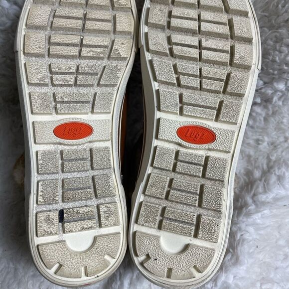 Lugz sprig fashion faux leather tan ankle slip on boots faux fur accent … - Picture 11 of 11